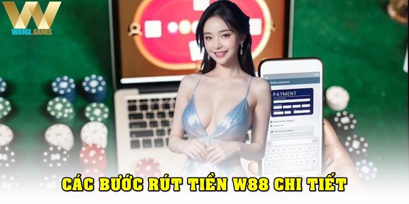 Chi tiết các bước rút tiền W88 cho người mới