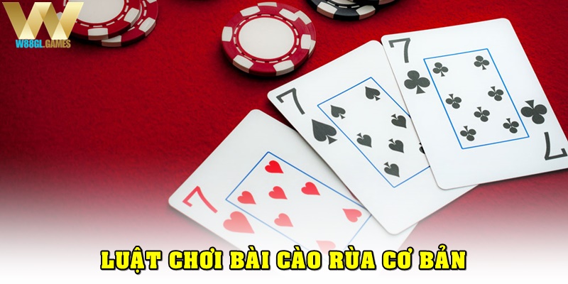 Luật chơi bài cào rùa tại W88